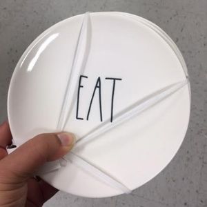 Rae Dunn EAT Snack Plate Set of 4 plates